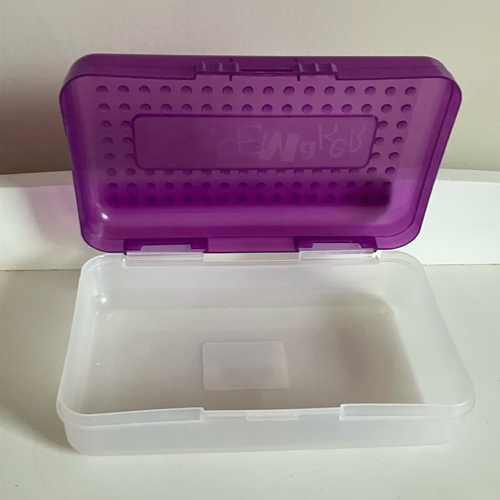 Vintage Purple Spacemaker Storage Box - Picture 2 of 4